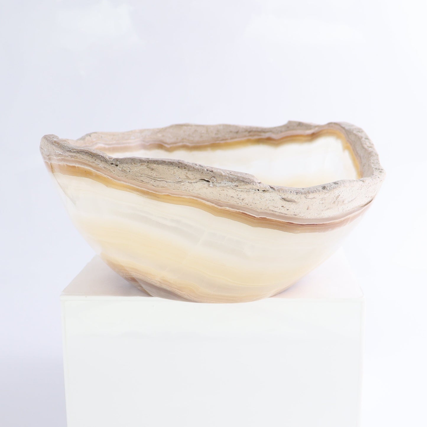 Mexican Onyx/Calcite Bowl - Expert Wholesale and Supplier of Wholesale Crystals & Bulk Gemstones, ["Bowls","Calcite","Mexico","onyx"]