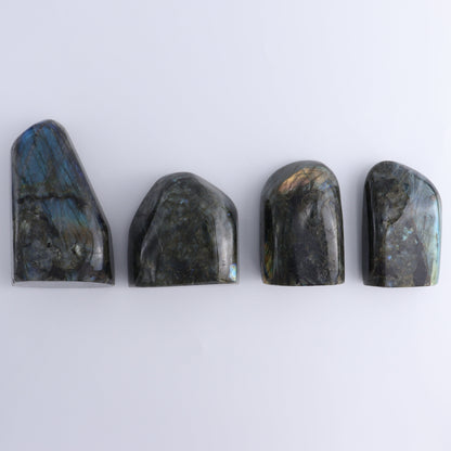 Labradorite Freeform Set of 4 - Expert Wholesale and Supplier of Wholesale Crystals & Bulk Gemstones, ["Freeforms","Labradorite","Madagascar"]