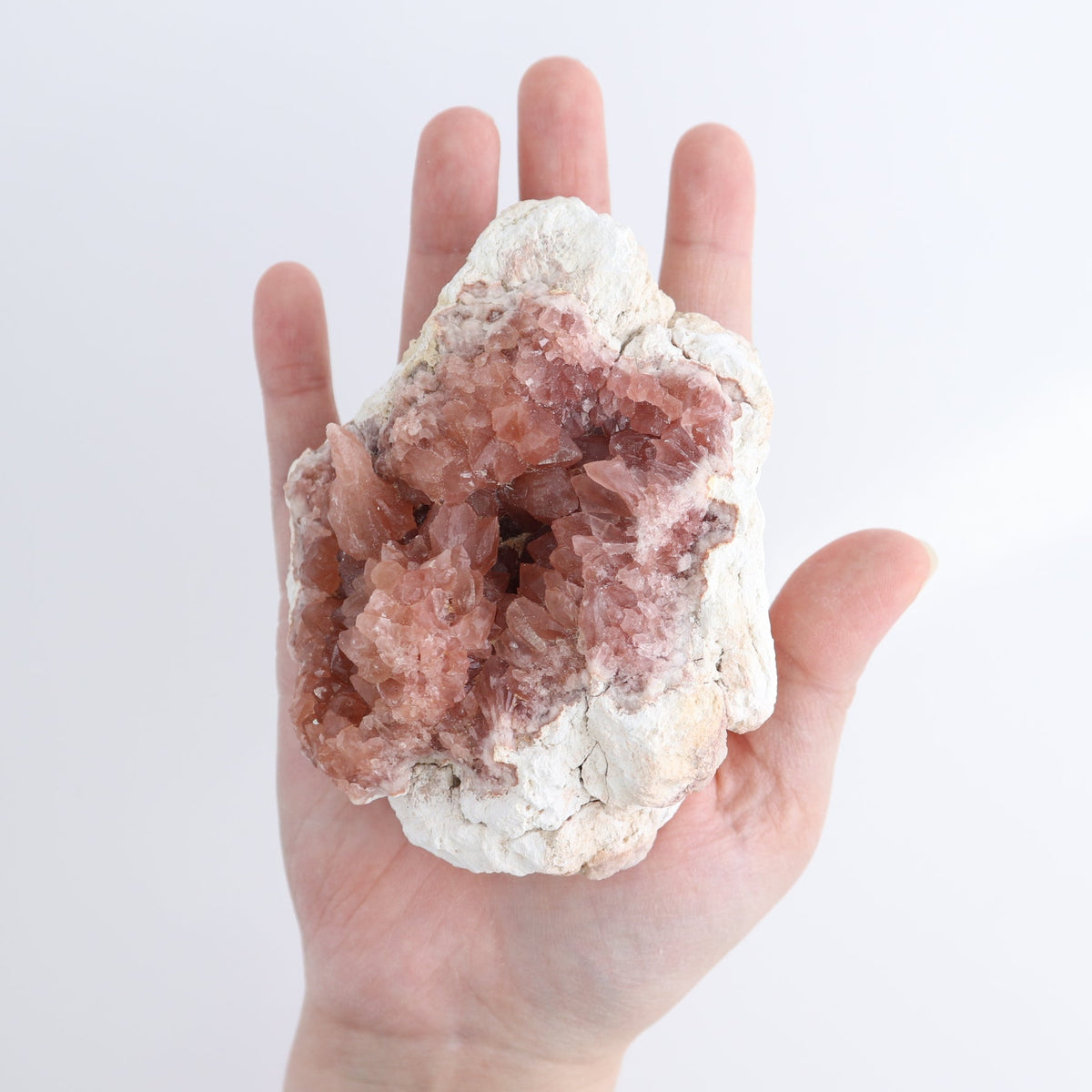 Pink Amethyst Geodes Set of 6