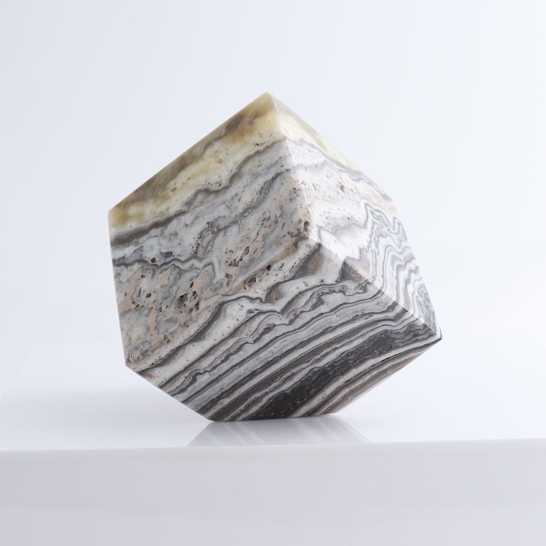 Calcite Standing Cubes Set of 4