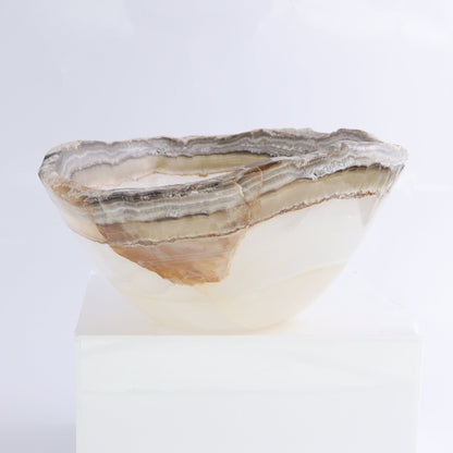 Mexican Onyx/Calcite Bowl - Expert Wholesale and Supplier of Wholesale Crystals & Bulk Gemstones, ["Bowls","Calcite","Mexico","onyx"]