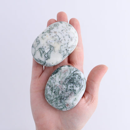 Tree Agate Palm Stones 1 kg Set - Expert Wholesale and Supplier of Wholesale Crystals & Bulk Gemstones, ["Agate","Palm Stones","Tree Agate"]