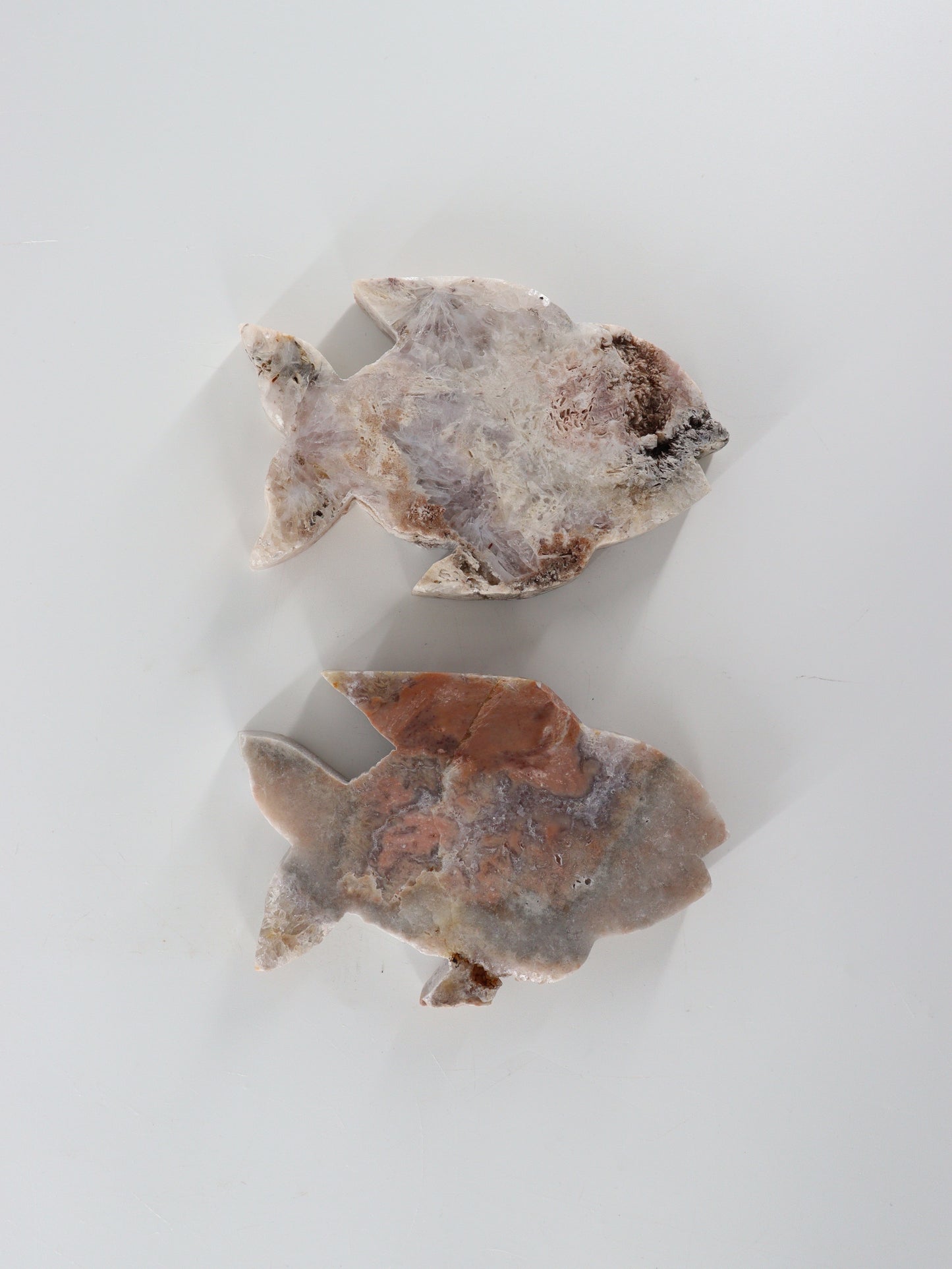 Pink Amethyst Shapes Set of 2 - Expert Wholesale and Supplier of Wholesale Crystals & Bulk Gemstones, ["Brazil","close_70","Mixed Carvings","Pink Amethyst"]