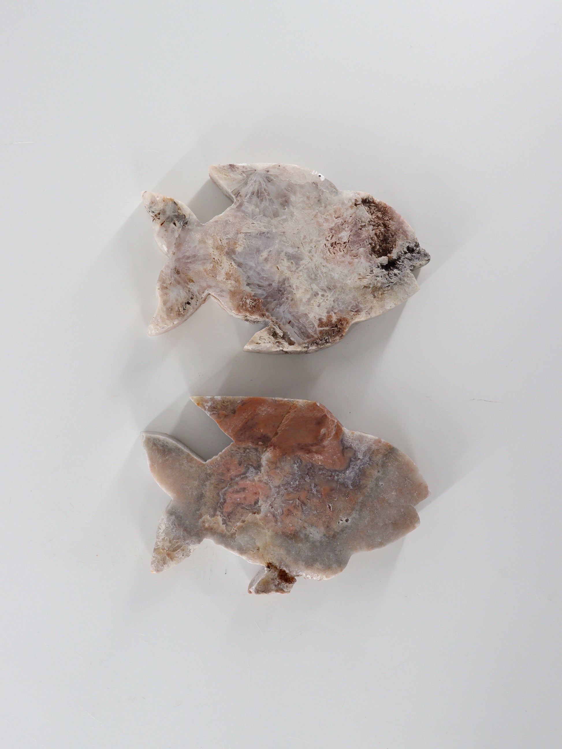 Pink Amethyst Shapes Set of 2 - Expert Wholesale and Supplier of Wholesale Crystals & Bulk Gemstones, ["Brazil","close_70","Mixed Carvings","Pink Amethyst"]