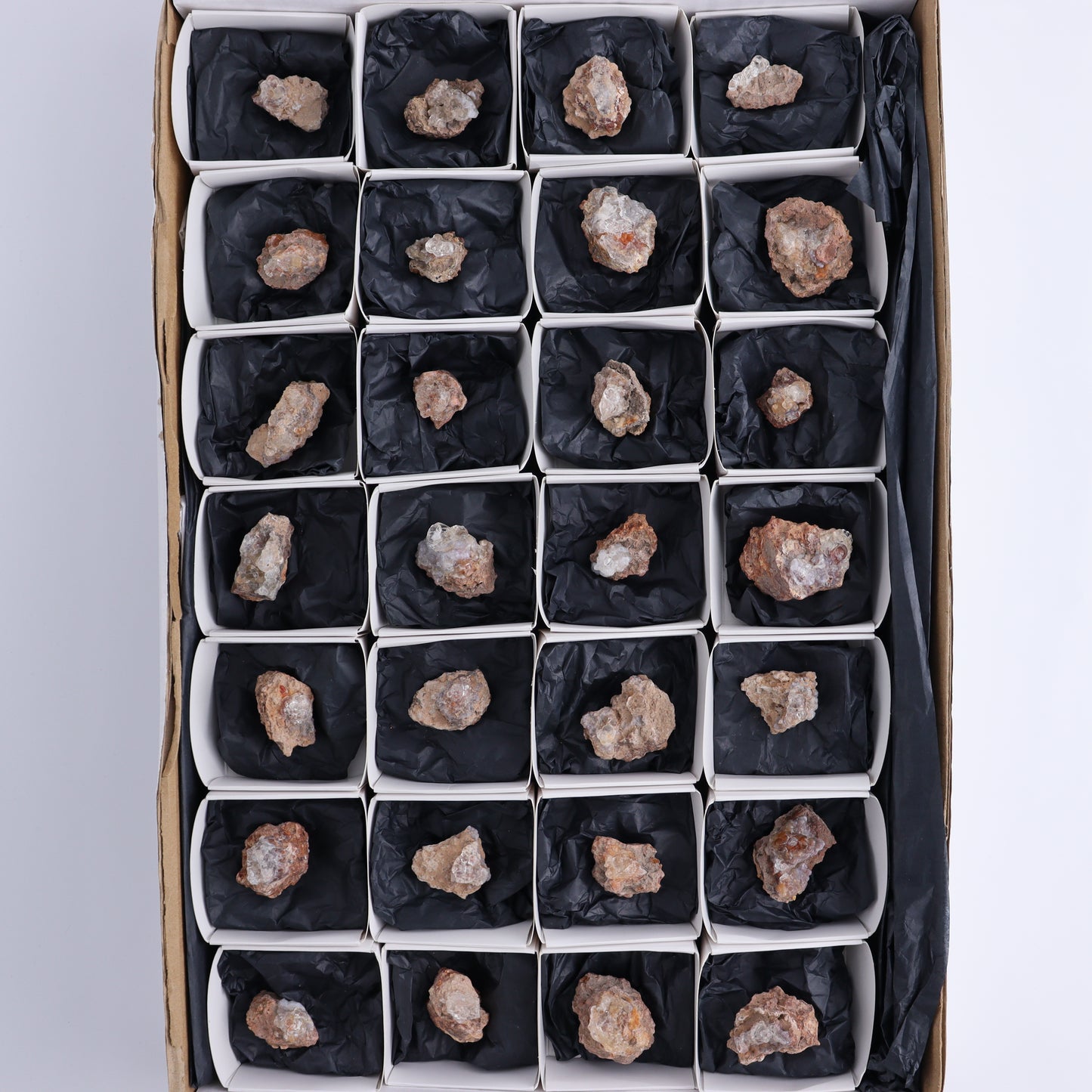 Hyalite Opal Set of 28 - Expert Wholesale and Supplier of Wholesale Crystals & Bulk Gemstones, ["close_30","Flats","Halite","Hyalite Opal","Mexico","Opal"]