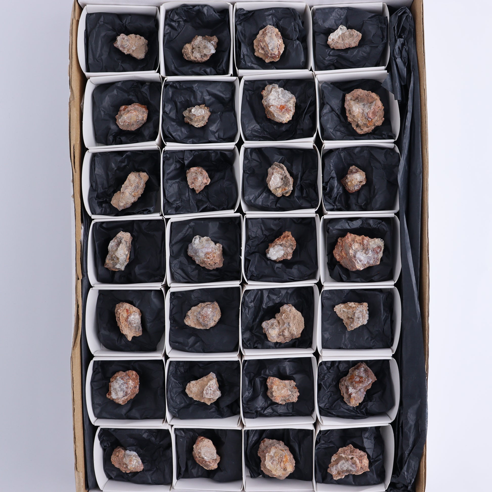 Hyalite Opal Set of 28 - Expert Wholesale and Supplier of Wholesale Crystals & Bulk Gemstones, ["close_30","Flats","Halite","Hyalite Opal","Mexico","Opal"]