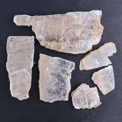 Selenite Slices Set of 6 - Expert Wholesale and Supplier of Wholesale Crystals & Bulk Gemstones, ["selenite","Slices and Slabs"]