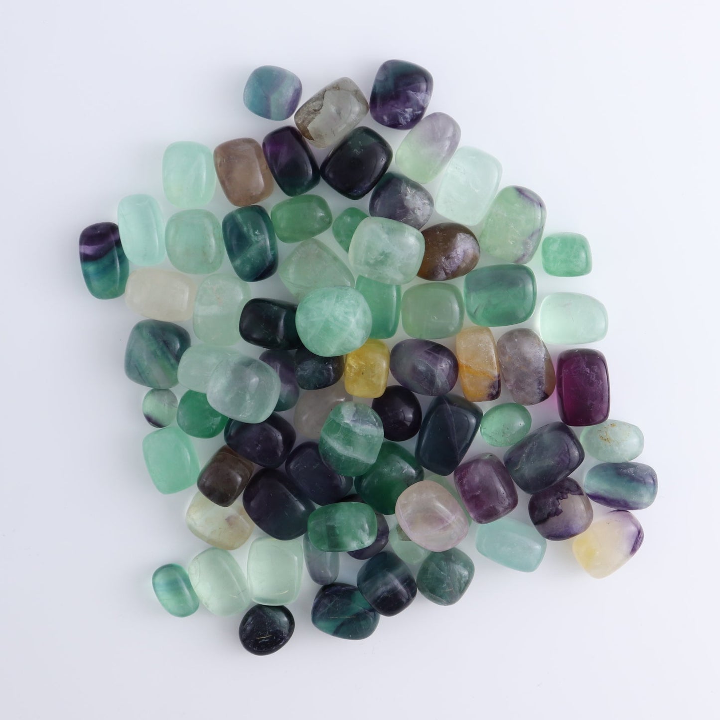 Small Fluorite Tumbles 1 kg Set