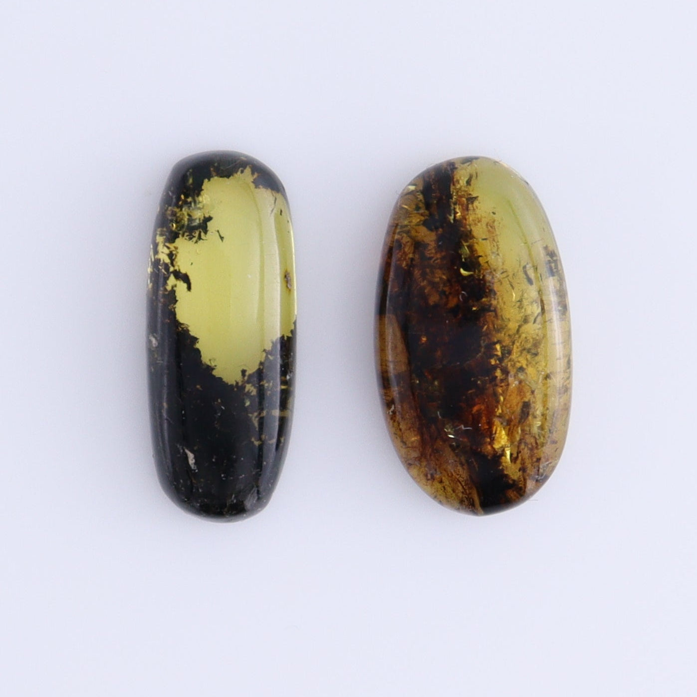 Chiapas Mexico Amber Cabs Set of 8 - Expert Wholesale and Supplier of Wholesale Crystals & Bulk Gemstones, ["Amber","Cabs","Chiapas Amber","Mexico"]