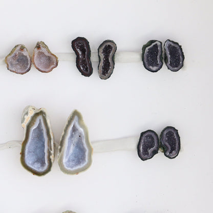 Tabasco Geodes 10 Pairs - Expert Wholesale and Supplier of Wholesale Crystals & Bulk Gemstones, ["Geodes","Tabasco Geode"]