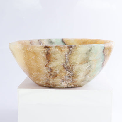 Mexican Onyx/Calcite Bowl - Expert Wholesale and Supplier of Wholesale Crystals & Bulk Gemstones, ["Bowls","Calcite","Mexico","onyx"]