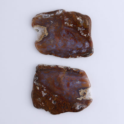 Agate Slices Set of 2 - Expert Wholesale and Supplier of Wholesale Crystals & Bulk Gemstones, ["Agate","Slices and Slabs"]
