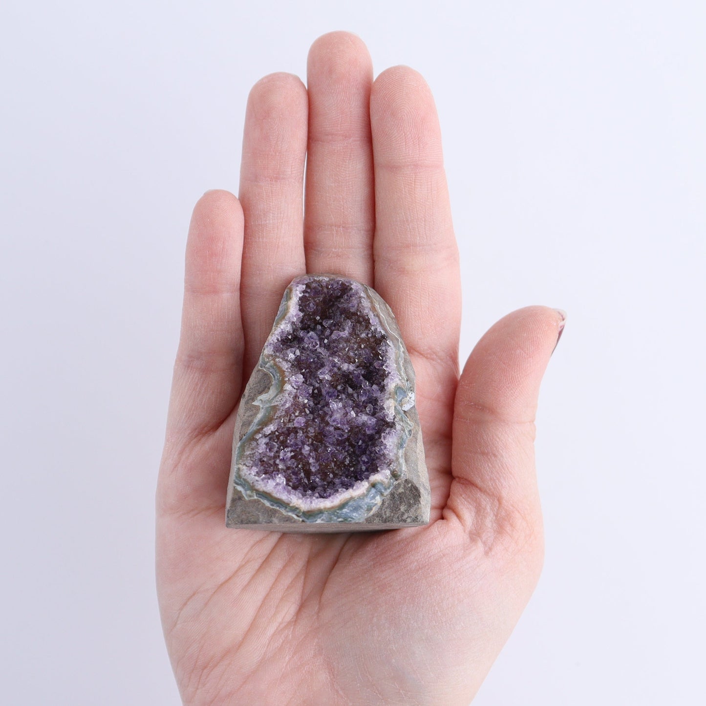 Uruguay Amethyst Cut Base Set of 6 - Expert Wholesale and Supplier of Wholesale Crystals & Bulk Gemstones, ["Amethyst","Cut Base","Uruguay"]