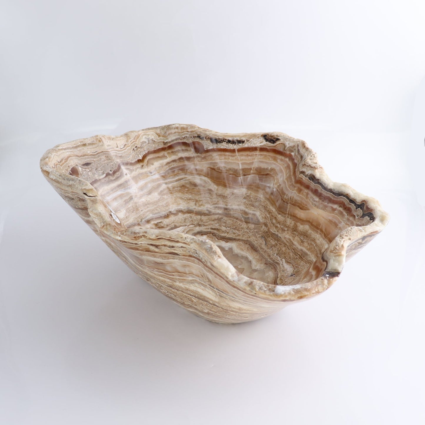Mexican Onyx/Calcite Bowl 16"