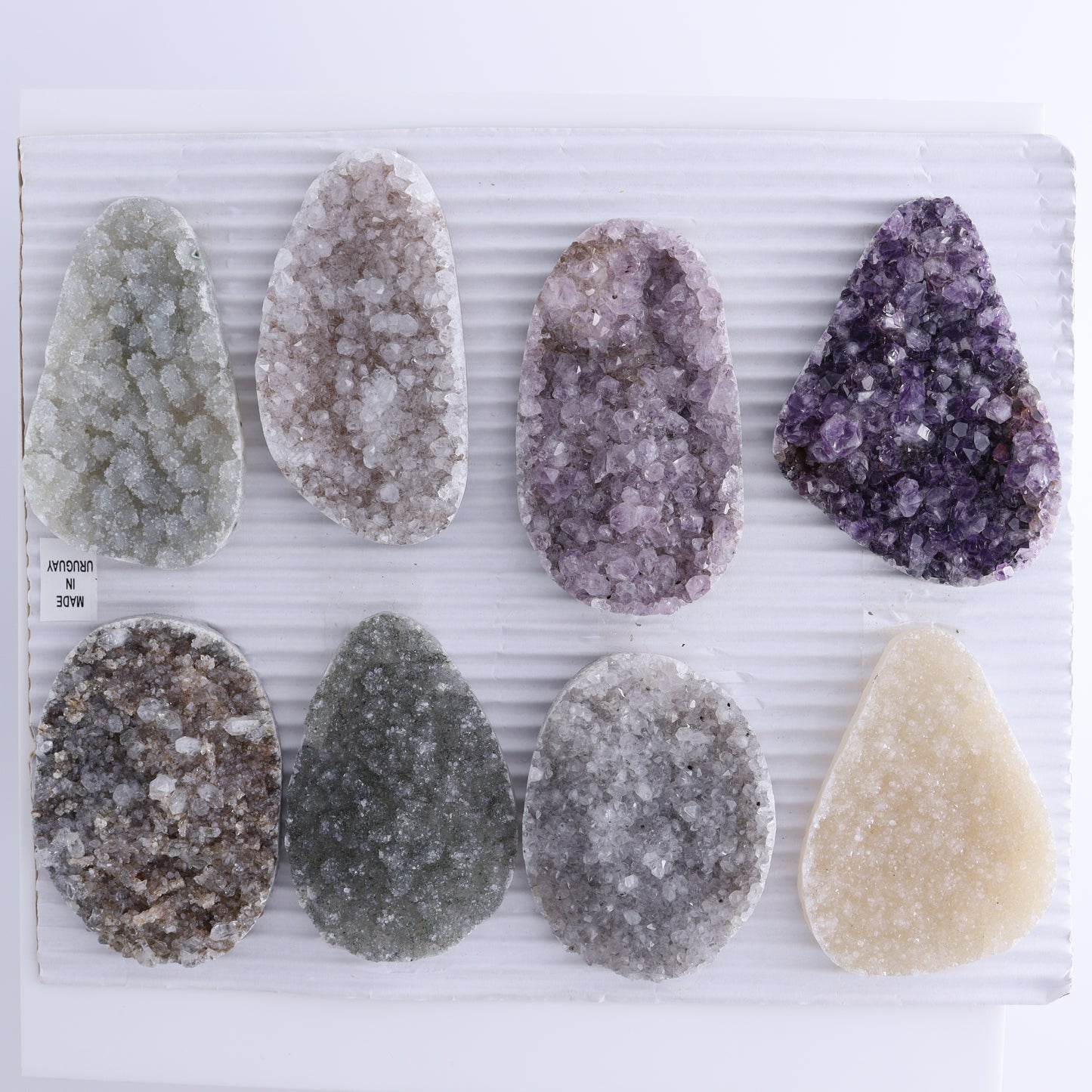 Uruguay Amethyst Cabs Set of 8 - Expert Wholesale and Supplier of Wholesale Crystals & Bulk Gemstones, ["Amethyst","Cabs","close_50","Uruguay"]
