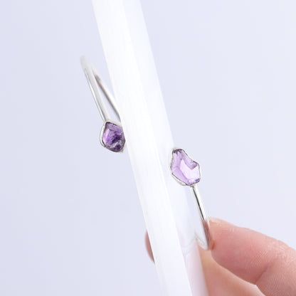 One Amethyst Sterling Silver Bracelet - Expert Wholesale and Supplier of Wholesale Crystals & Bulk Gemstones, ["Amethyst","Bracelet","bracelets"]