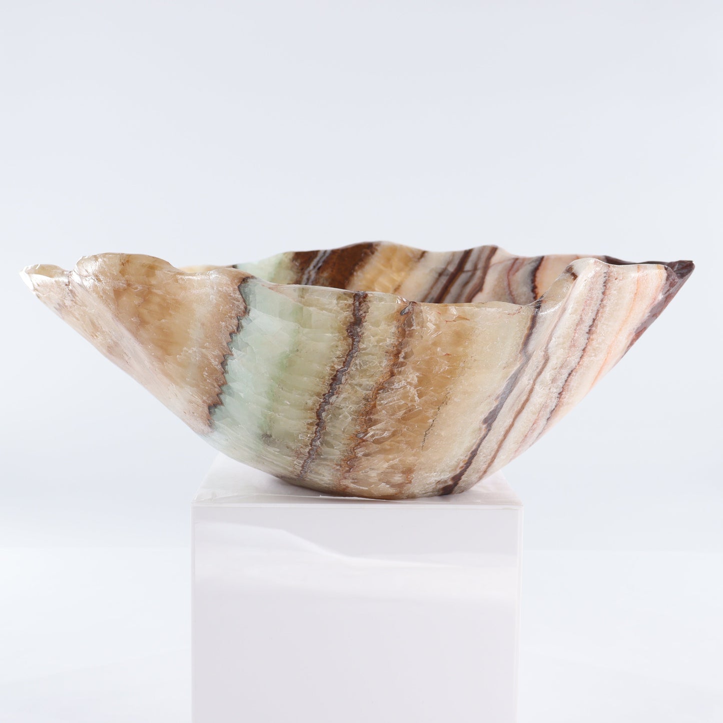 Mexican Onyx/Calcite Bowl - Expert Wholesale and Supplier of Wholesale Crystals & Bulk Gemstones, ["Bowls","Calcite","Mexico","onyx"]