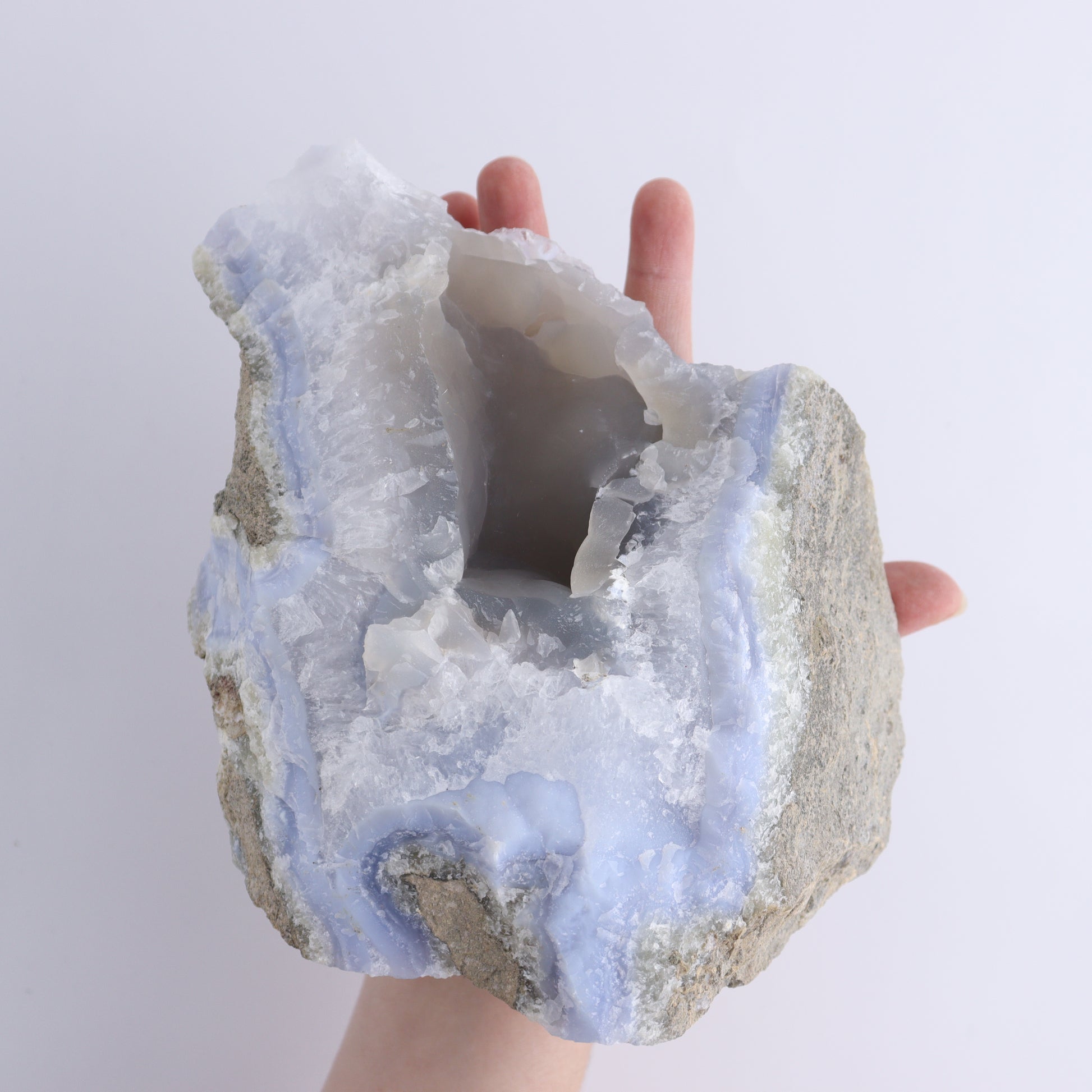Blue Lace Agate Cluster - Expert Wholesale and Supplier of Wholesale Crystals & Bulk Gemstones, ["Agate","Blue Lace Agate"]