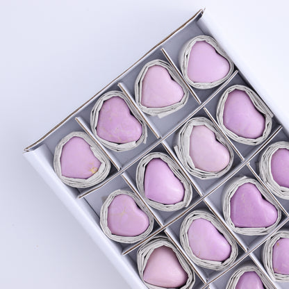 Phosphosiderite Hearts Set of 20 - Expert Wholesale and Supplier of Wholesale Crystals & Bulk Gemstones, ["Hearts","Phosphosiderite"]