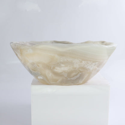 Mexican Onyx/Calcite Bowl 10"