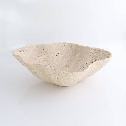 Mexican Travertine Bowl 14"