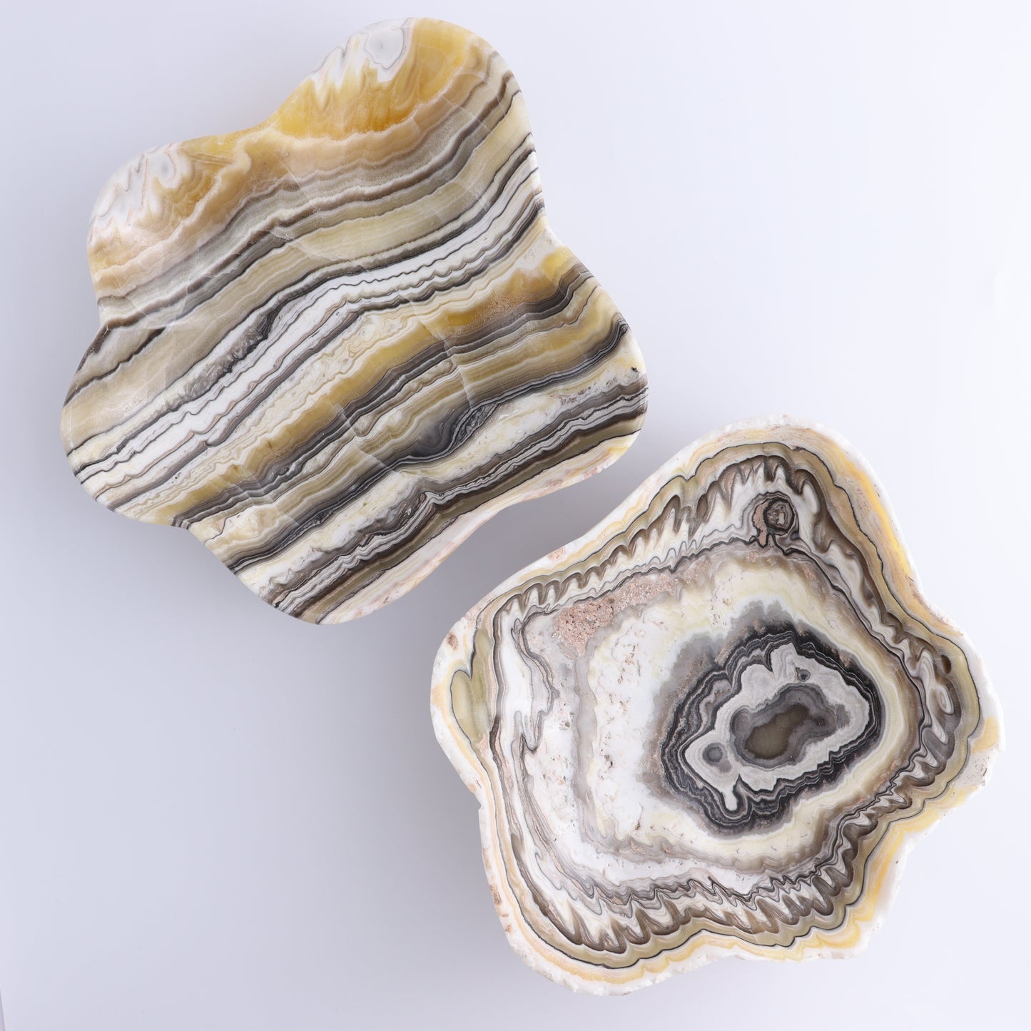 One Bowl Mexican Onyx/Calcite Yellow Zebra - Expert Wholesale and Supplier of Wholesale Crystals & Bulk Gemstones, ["bowl","Calcite","Catalog Onyx","Decorative Dish","Mexico","onyx"]