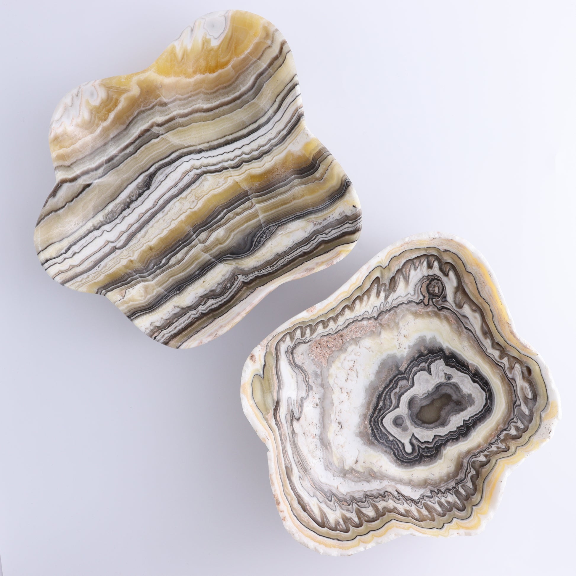 One Bowl Mexican Onyx/Calcite Yellow Zebra - Expert Wholesale and Supplier of Wholesale Crystals & Bulk Gemstones, ["bowl","Calcite","Catalog Onyx","Decorative Dish","Mexico","onyx"]