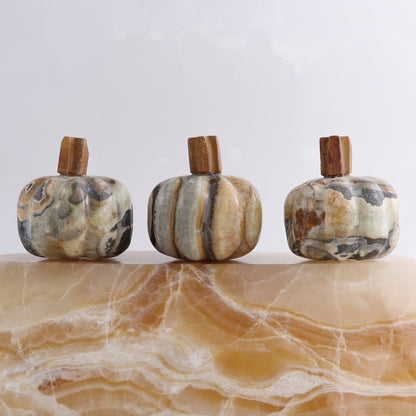 Green Onyx Pumpkins Set of 6 - Expert Wholesale and Supplier of Wholesale Crystals & Bulk Gemstones, ["Catalog Onyx","Mexico","onyx","Pumpkin"]