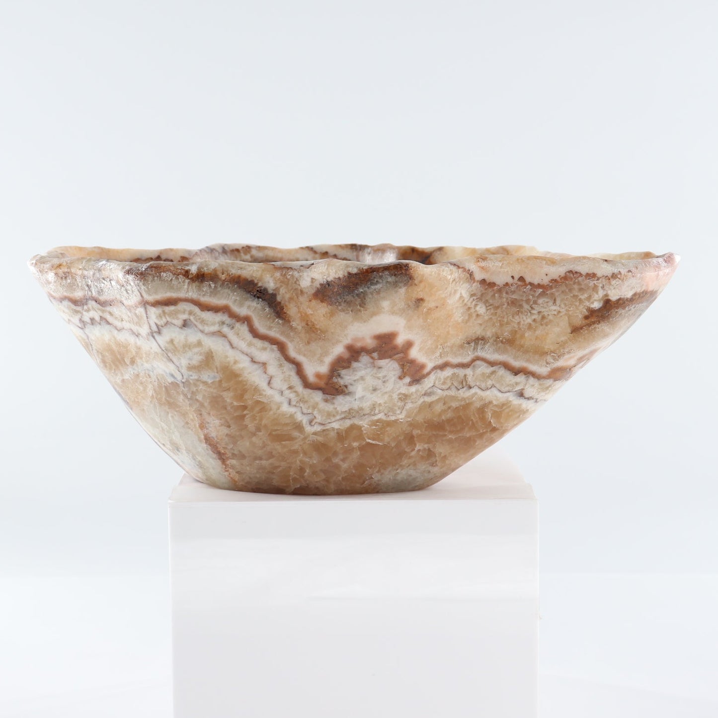 Mexican Onyx/Calcite Bowl 16"