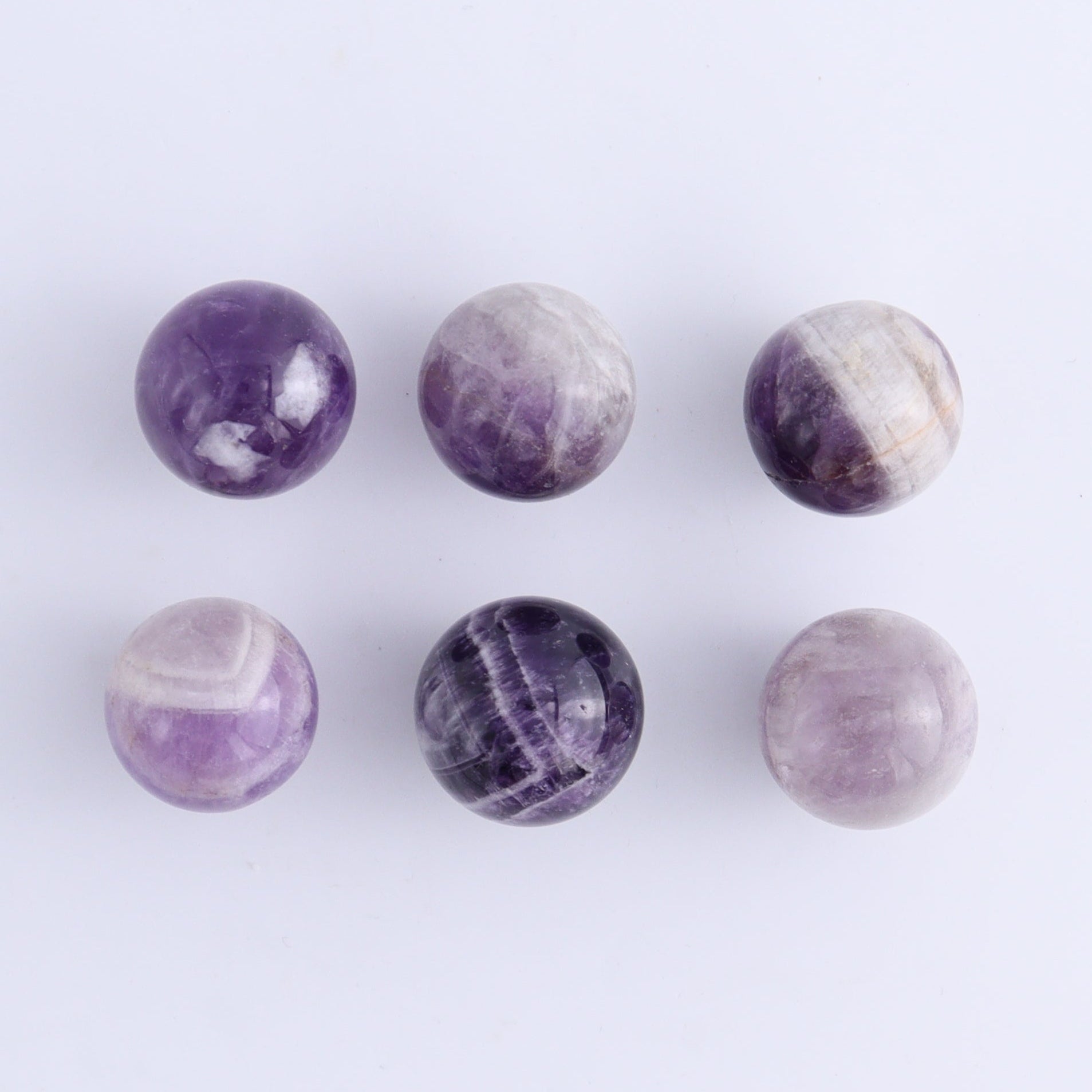 One Mini Amethyst Sphere - Expert Wholesale and Supplier of Wholesale Crystals & Bulk Gemstones, ["Amethyst","Madagascar","Spheres"]
