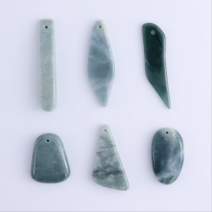 Jadeite Pendants Set of 6 - Expert Wholesale and Supplier of Wholesale Crystals & Bulk Gemstones, ["Guatemala","jadeite","Pendants"]