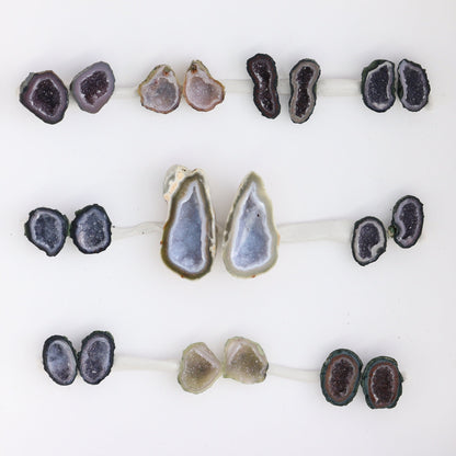 Tabasco Geodes 10 Pairs - Expert Wholesale and Supplier of Wholesale Crystals & Bulk Gemstones, ["Geodes","Tabasco Geode"]