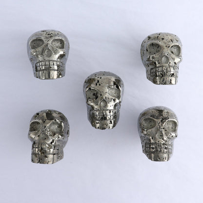 Pyrite Skulls Set of 5