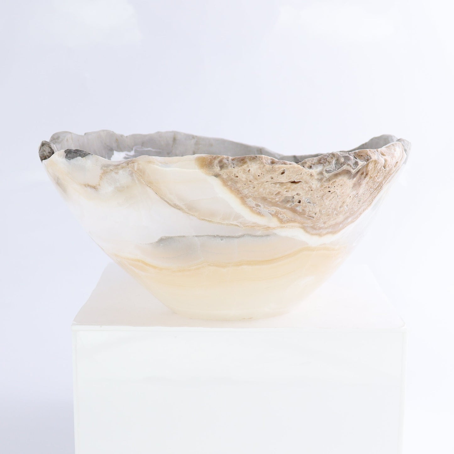 Mexican Onyx/Calcite Bowl - Expert Wholesale and Supplier of Wholesale Crystals & Bulk Gemstones, ["Bowls","Calcite","Mexico","onyx"]