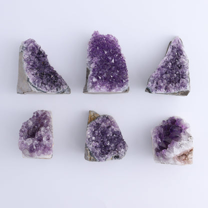 Amethyst Cut Base Set of 24 - Expert Wholesale and Supplier of Wholesale Crystals & Bulk Gemstones, ["Amethyst","Cut Base"]