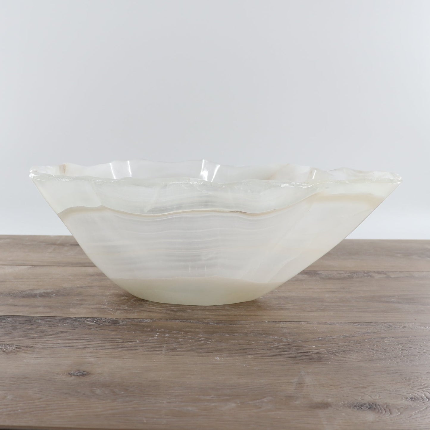 Mexican Onyx/Calcite Bowl 15"
