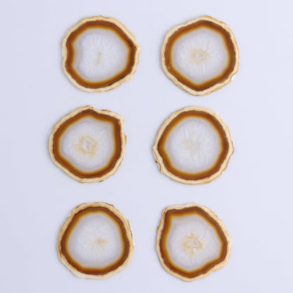 Iris Agate Slices Set of 6 - Expert Wholesale and Supplier of Wholesale Crystals & Bulk Gemstones, ["Agate","Iris Agate","Slices and Slabs"]