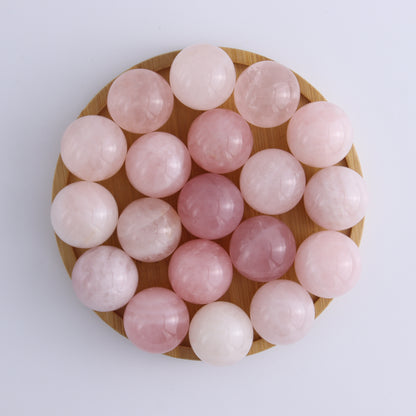 Rose Quartz Spheres 1 kg Set - Expert Wholesale and Supplier of Wholesale Crystals & Bulk Gemstones, ["Rose Quartz","Spheres"]