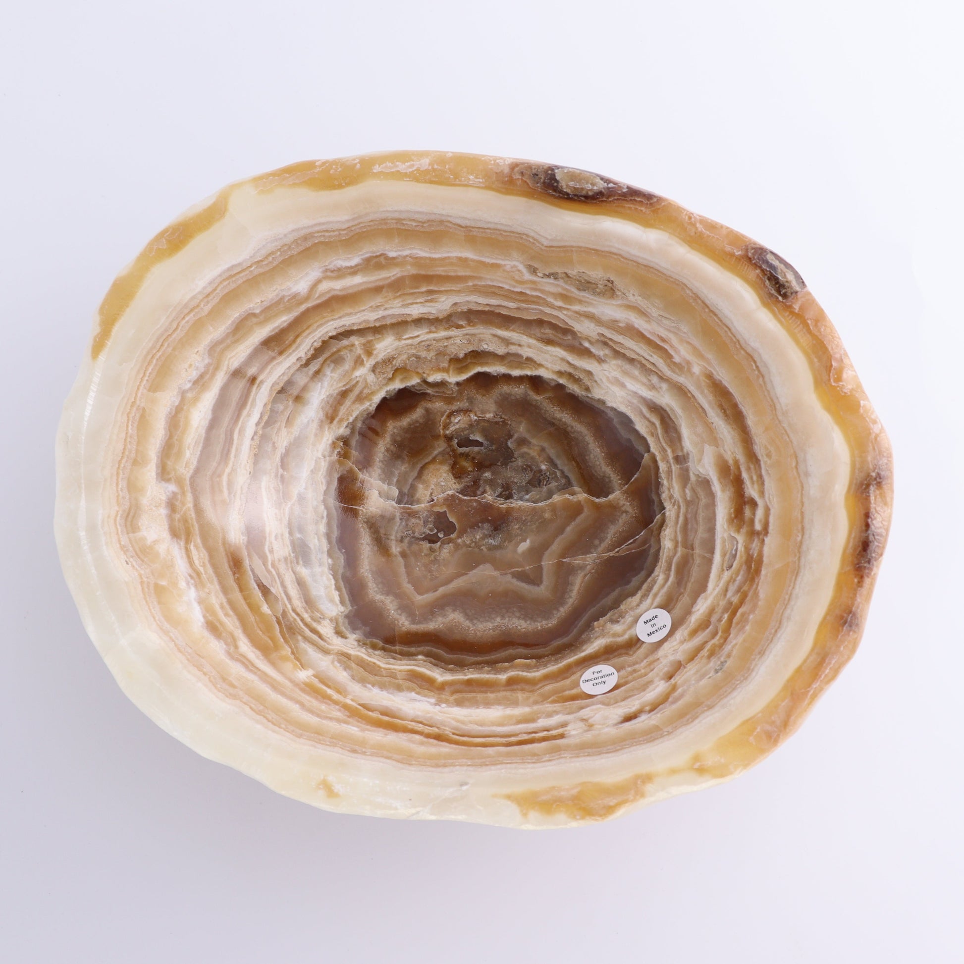 Mexican Onyx/Calcite Bowl - Expert Wholesale and Supplier of Wholesale Crystals & Bulk Gemstones, ["Bowls","Calcite","Mexico","onyx"]