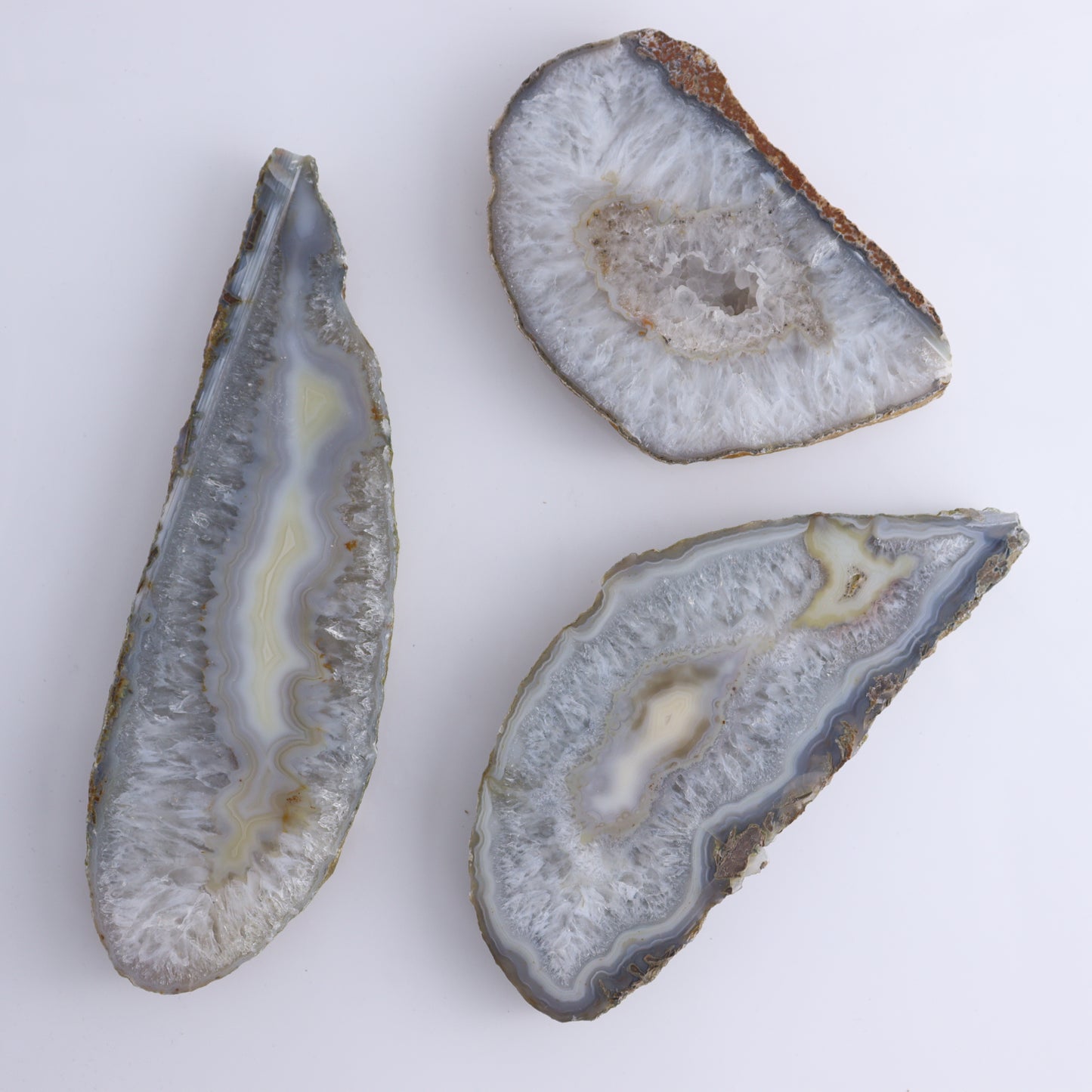 Agate Slices and Slabs Set of 6 - Expert Wholesale and Supplier of Wholesale Crystals & Bulk Gemstones, ["Agate","Brazil","Slices and Slabs"]