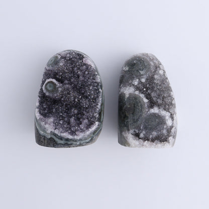 Uruguay Amethyst Set of 4 - Expert Wholesale and Supplier of Wholesale Crystals & Bulk Gemstones, ["Amethyst","Cut Base","Uruguay"]