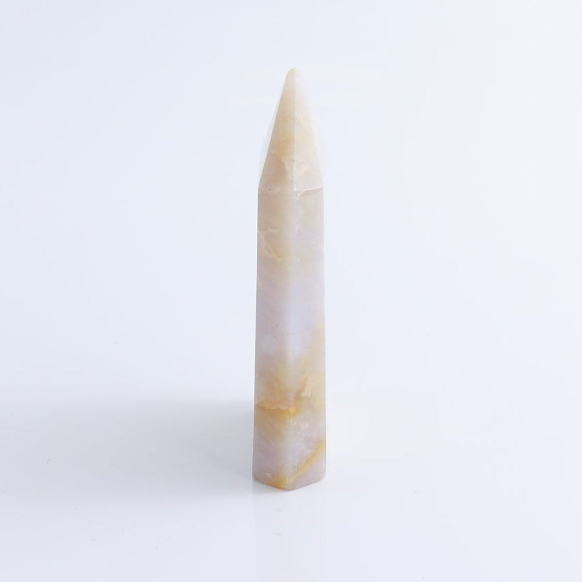 One Tower Chalcedony Agate | Mi Esperanza Minerals | Supplier of Crystals and Onyx