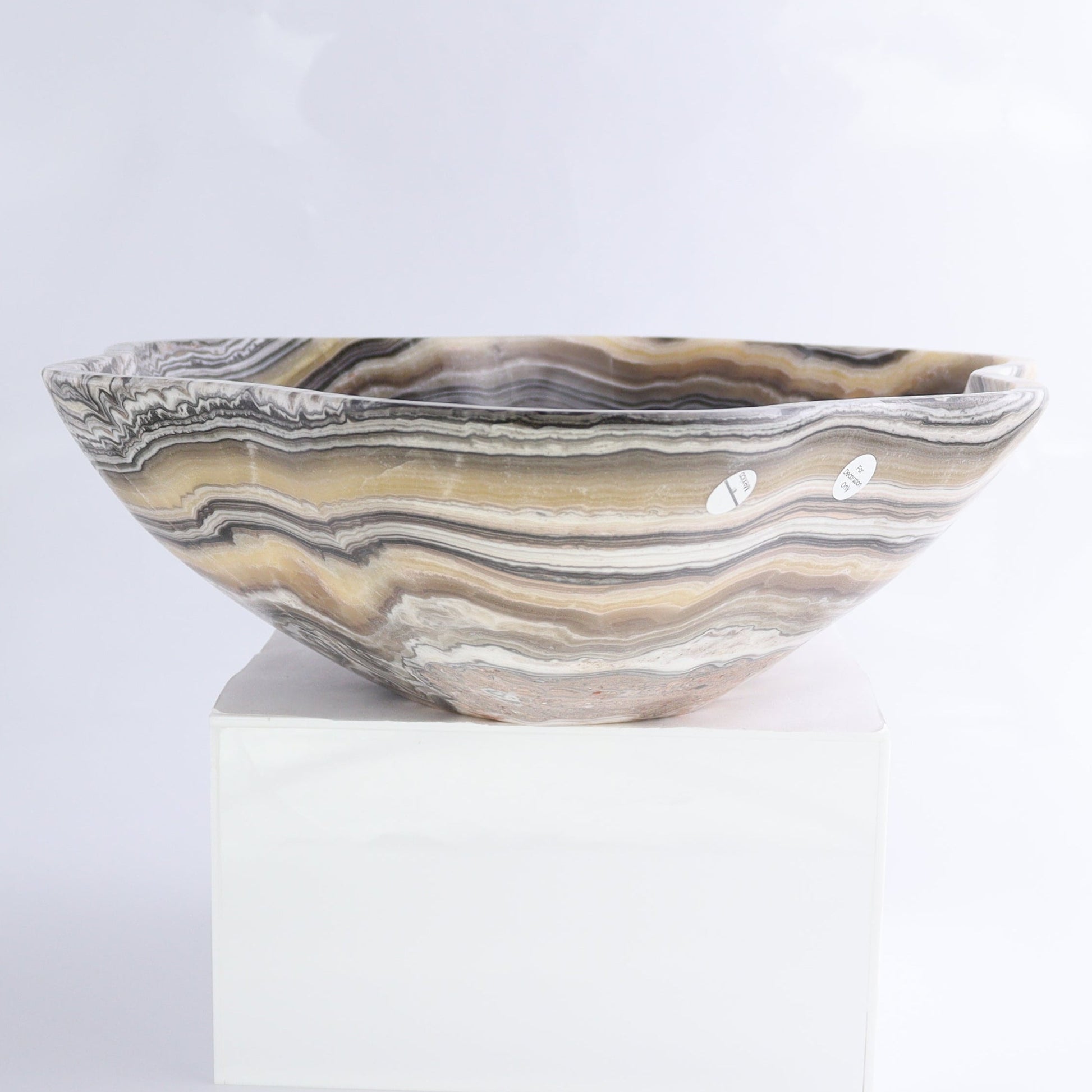 Mexican Onyx/Calcite Bowl - Expert Wholesale and Supplier of Wholesale Crystals & Bulk Gemstones, ["Bowls","Calcite","Mexico","onyx"]