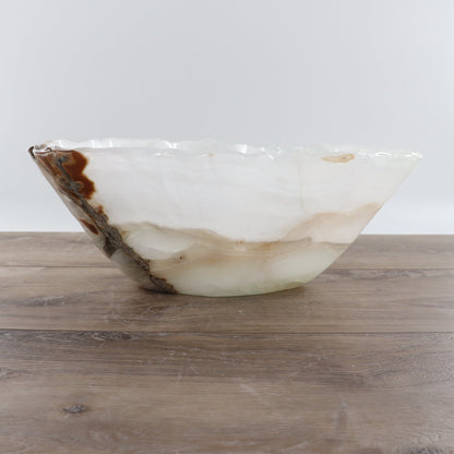 Mexican Onyx/Calcite Bowl 16"