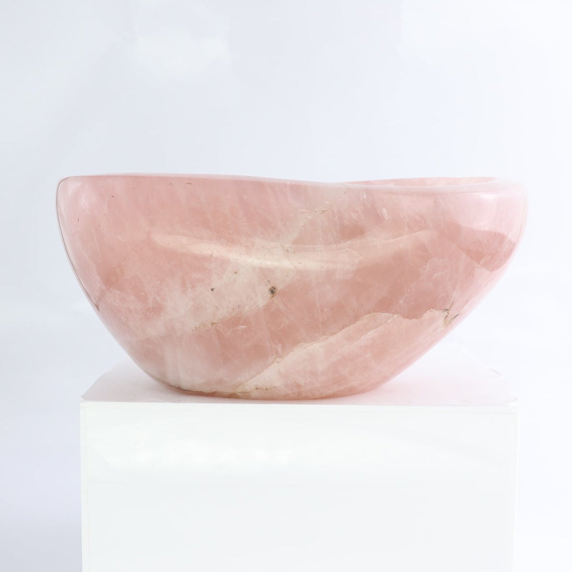 Rose Quartz Bowl 8"