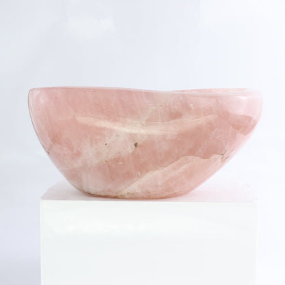 Rose Quartz Bowl 8"