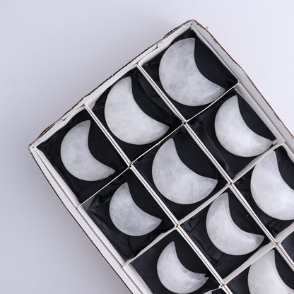 Quartz Moons Set of 12 - Expert Wholesale and Supplier of Wholesale Crystals & Bulk Gemstones, ["moons","Quartz"]