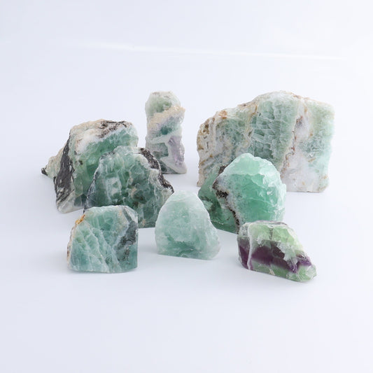 Fluorite Face Polished Set of 8 - Expert Wholesale and Supplier of Wholesale Crystals & Bulk Gemstones, ["Face Polished","Fluorite","Mexico"]