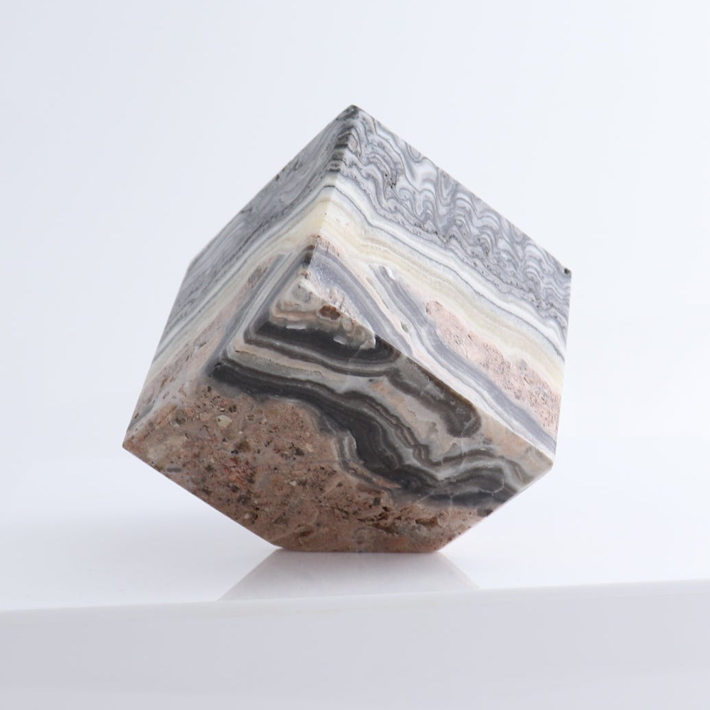 Calcite Standing Cubes Set of 4