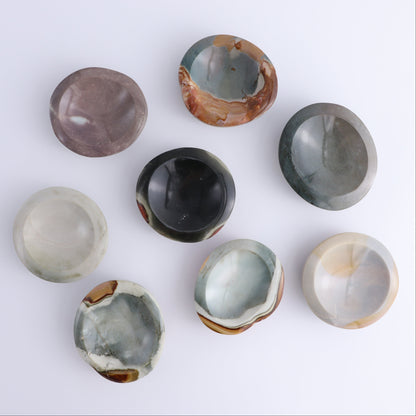 Polychrome Jasper Little Bowls Set of 14 - Expert Wholesale and Supplier of Wholesale Crystals & Bulk Gemstones, ["Bowls","jasper","Madagascar","Polychrome Jasper"]